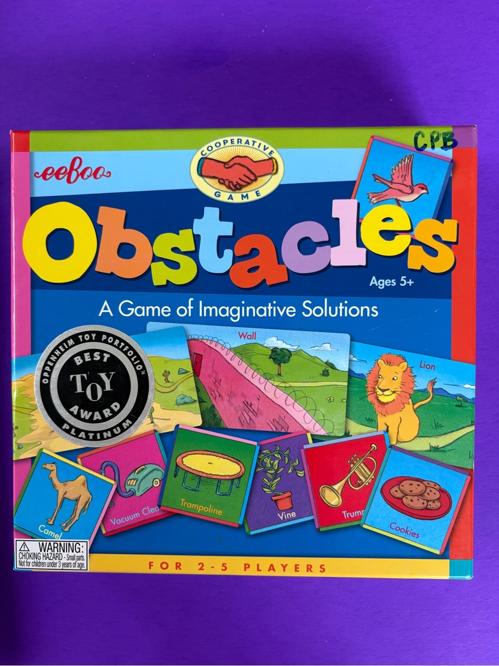 eeBoo Obstacles Kids Game 5+ Oppenheim Toy Award
